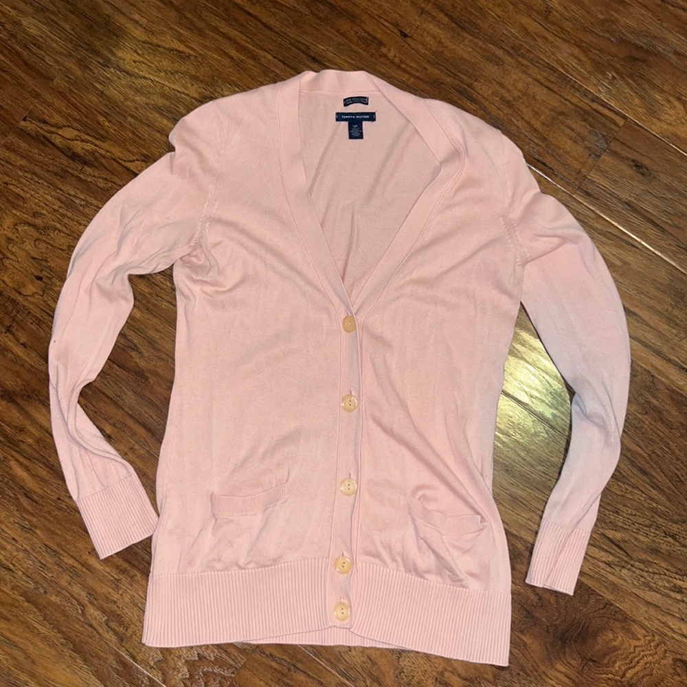 Tommy Hilfiger Pale Pink Cardigan